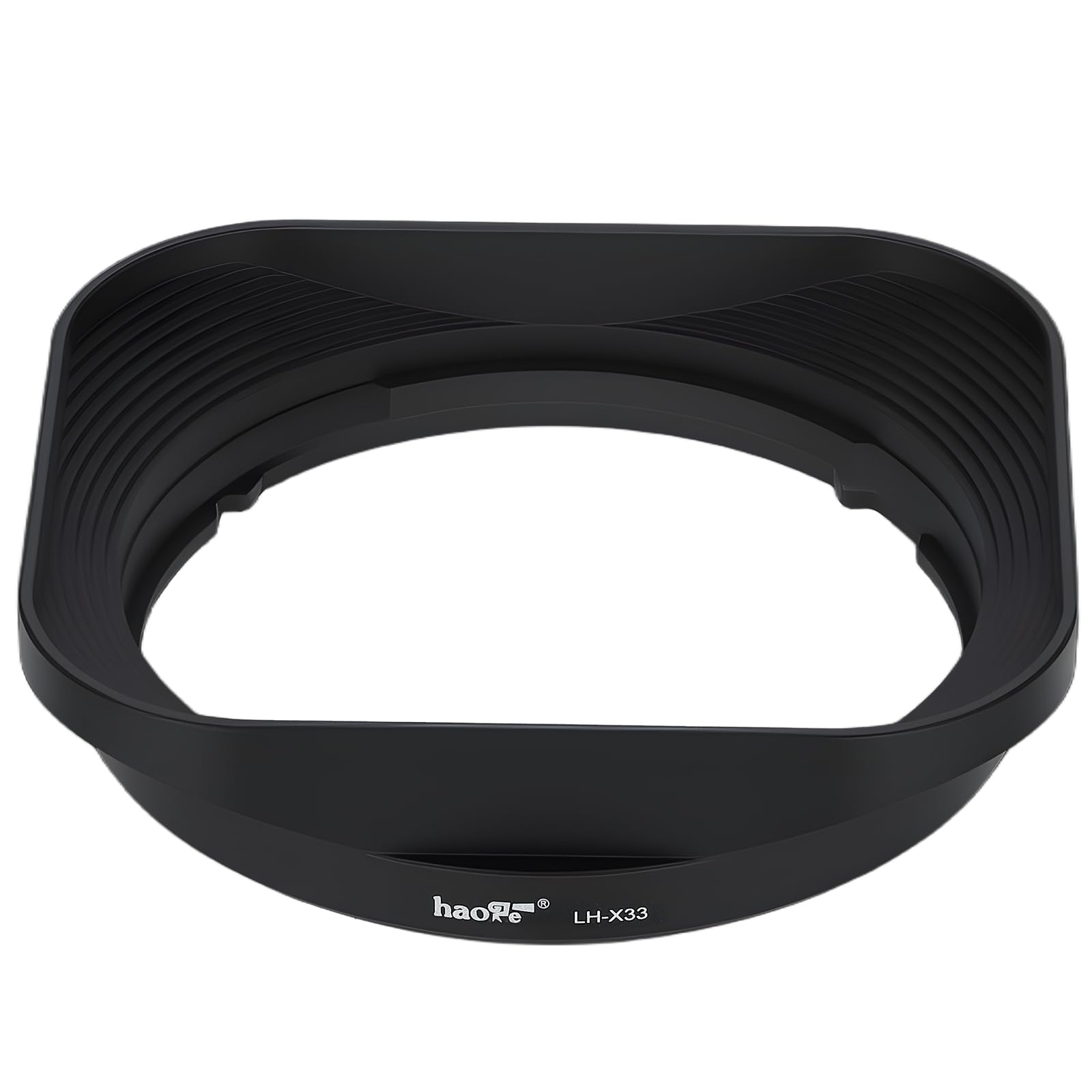 Haoge Metal Square Lens Hood for Fujifilm XF16-50mmF2.8-4.8 R LM WR, XF33mm F1.4 R WR Lens, Fuji XF 33mm f/1.4 R LM WR Bayonet Hood Shade LH-X33
