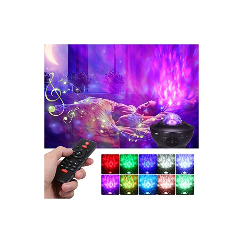 LED Star Light Projector Ocean Wave Galaxy Night Lights Nebula Cloud
