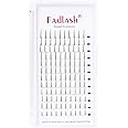 Lash Extension Spikes 15-20mm Mix D Curl Premade Lash Spikes Individual Lashes Super Mink Wipsy Volume Lash Extensions Spikes Eyelash Extension Supplies（D Curl,15-20mm)