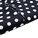 HOMEYEE Women's Retro Chic Colorblock Lapel Career Tunic Dress B238 (M, Dark Blue + Dot)