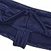 iEFiEL Mens Shiny Cap Cover Bulge Pouch Low Rise Mini Bikini Briefs Lingerie Underwear Dark Navy L