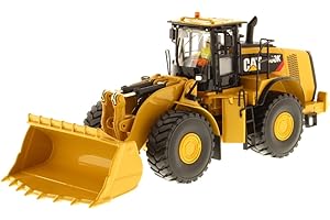 Caterpillar 85296 Diecast Model 1:50 Cat 980K Wheel Loader, Rock Configuration , Yellow
