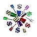 JOYIN Toy 84 Pieces 33 inch 07mm Metallic Mardi Gras Beads Beaded Necklace with 18 Charms