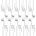Lightning Cables, Wansong 2M (6FT-10PACK) USB Charging Cable and Data Sync Charge Cord for iPhone X / 8 Plus / 7 / 7Plus / 6 / 6s / 6 Plus / 6s Plus/ SE/5c/5s/5, iPad Air/Mini, iPod Nano/Touch - White