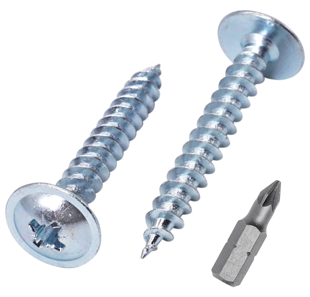 (Pack of 200 pcs) Zinc Plated Steel 5.0 x 35 mm Wood Screws, Metal Screws, Modified Truss Head, Self Tapping (200, 5.0 x 35 mm)