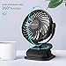 OPOLAR Battery Operated Fan, Clip on and Desk Fan, Personal Portable Fan with 4 Speeds, Rechargeable, 360 Degree Rotation, 2200mAh Battery, Powerful Wind for Outdoor Activity, Office