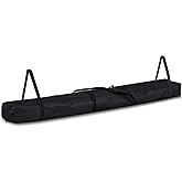 Vincreem Tent Poles Bag Portable Long Storage for Party Tent with Handles Oxford Poles Carrying Bag for Storing Top Covers, Window Walls, Connectors and Poles, Black(96"x7.9"x3.9")