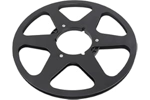 10.5 Inch Empty Aluminum Alloy Tape Reel, 1/4 Inch Aluminum Alloy 6 Hole Universal Opening Machine Part Studer Compatible Tak