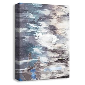 Canvas Wall Art Abstract Beautiful Oil...