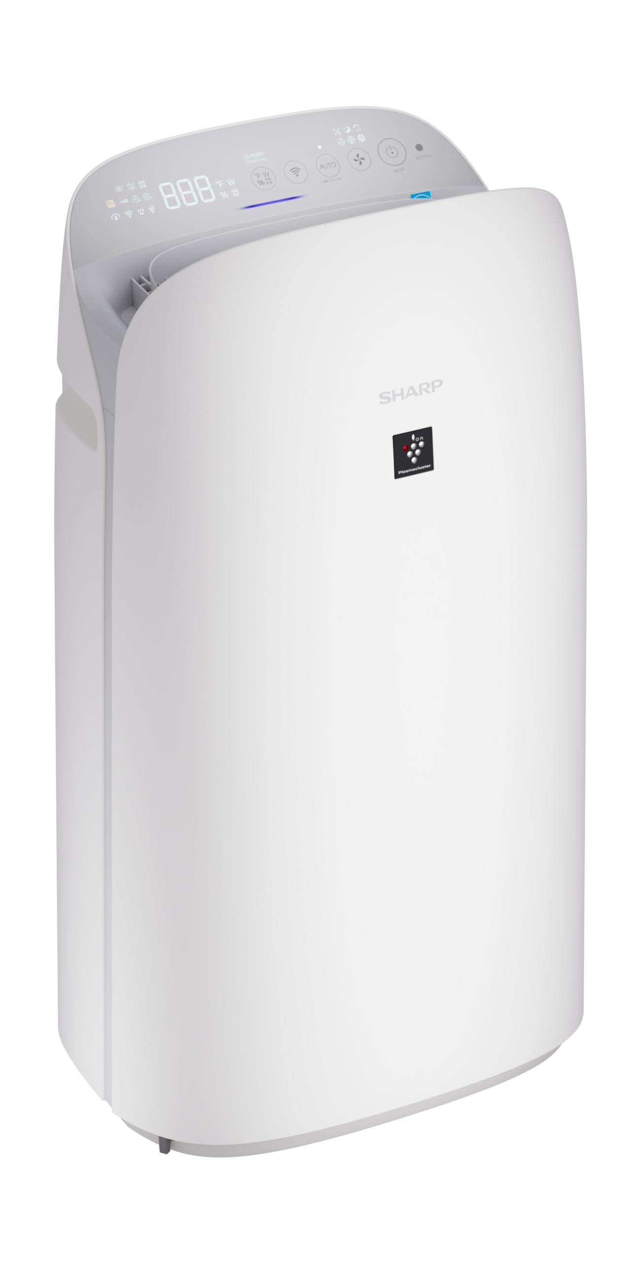 SHARP Smart Air Purifier and Humidifier compatible w/Alexa & Google Asst. Plasmacluster™ Ion Technology & Triple Filtration, incl True HEPA Filter. Covers up to 1,913 sq. ft. for Large Room. KCP70UW
