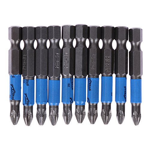 Click Here to See More Images Awakingdemi 10 PC 1/4inch Hex Magnetic Non-Slip Long Reach Electric Screwdriver PH2
