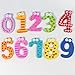 GOTD Magnetic Wooden Numbers Math Sets Fridge Magnets For Kids Children Preschool Home School Daycare