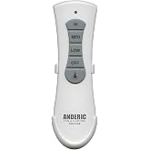 Anderic RR7216T Ceiling Fan Remote Control Replacement for Hampton Bay | &amp; Harbor Breeze - 3-Speed Fan, Light Dimmer - 304 MHz - Replaces UC7078T Fan-HD FAN53T FAN35T UC7083T