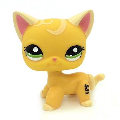 Littlest Pet Shop Short Hair Orange Yellow Cat LPS Vietnam Ubuy