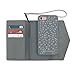 Rebecca Minkoff Wristlet, Whipstitch Tech Wristlet [Credit Card Case] Wallet Case fits Apple iPhone 7 - Nude Leather