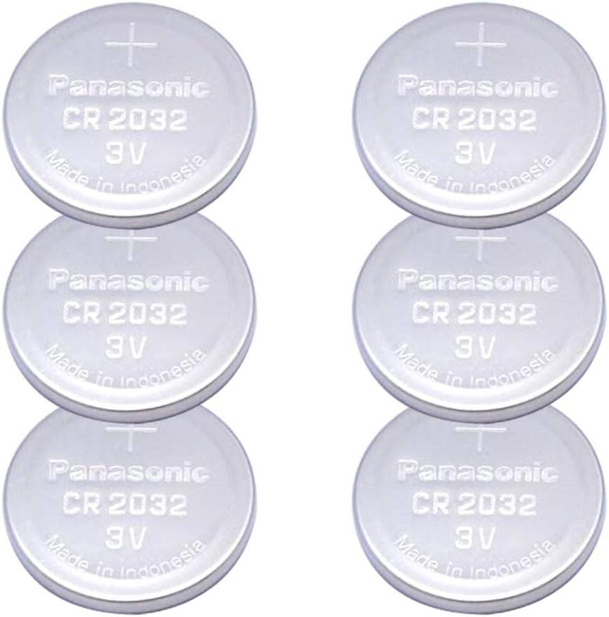 Panasonic (6pcs) Cr2032 3v Lithium Coin Cell Battery for Misfit Shine Sh0az Personal Physical Activity Monitor - Image 3