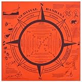 Survival Signaling Bandana with Printed Survival Instructions