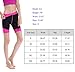 GoldFin Women's Wetsuit Shorts Pants 2mm Neoprene Shorts, Keep Warm for Diving Snokeling Swimming Surfing Scuba Pants with Pocket, BS003 (L, Black+Fuchsia)