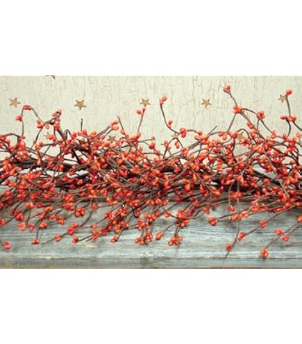 Buy CWI Gifts Pip Berry Garland, 4-Feet, Mustard Online at Low Prices in India