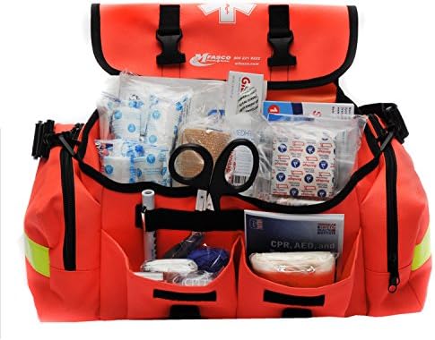 MFASCO - First Aid Kit - Complete Emergency Response Trauma Bag - for Natural Disasters - Orange