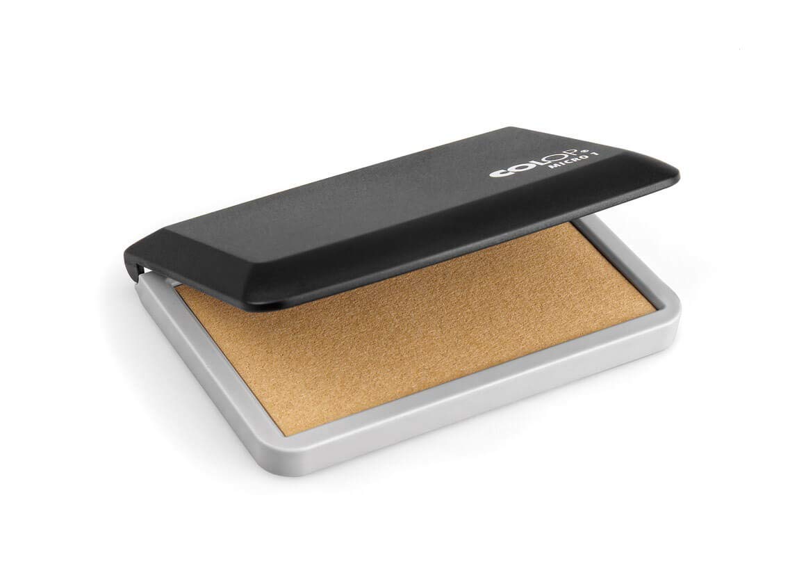 COLOP Micro 1 Dry (Uninked) Rubber Stamp Ink Pad. Measures 90x50mm. Best Ink Pad for Home, Office, and Crafting Use. Water-Based, Non-Toxic, Document-Proof and Vegan Friendly.
