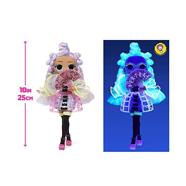 L.O.L. Surprise! OMG Dance Dance Dance Miss Royale Fashion Doll with 15 Surprises, Designer Clothes, Magic Blacklight…