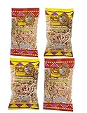 Turkey Creek - America's Best Fried Pork Products, offers a 4-Bag Combo Pack of its Skinny Pork Cracklins(2-Regular & 2-Hot). These Pork Cracklin Chips (Chicharrones) are a packed in full 2.0 oz bags.
