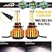 9006 LED Headlight Bulbs HB4 9012, 16000 Lumen 6000K White Super Bright High Beam / Low Beam / Fog Lights / Daytime Running Light Replacement Bulbs Kit (Package of 2)