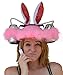 Fairly Odd Novelties Beer Soda Guzzler Helmet Drinking Hat Pink Bunny Rabbit Ears Party Hat