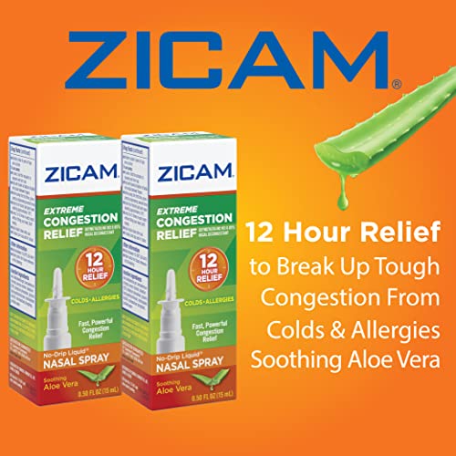 Zicam Extreme Congestion Relief NoDrip Liquid Nasal Spray with