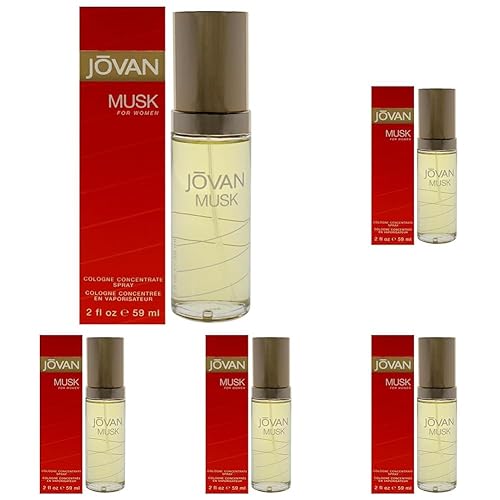 Jovan Woman Cologne Concentrate Spray, 2 Fl Oz (Pack of 5) - Amazon deal for $50.50