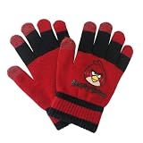 Angry Birds Birthday Supplies Finger touch gloves for iPhone Tablet PC ATM divices with Red Angry bird pattern