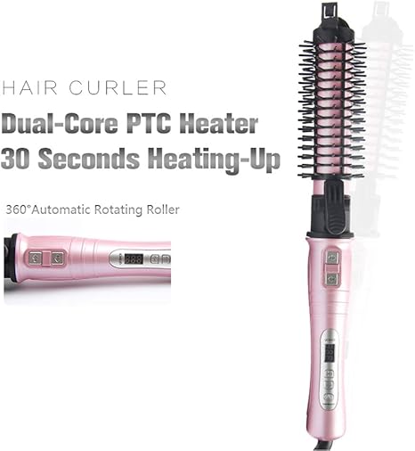 rotating curling iron brush