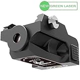 Laspur USA Mini Tactical Low Profile Rail Mount Green Dot Laser Sight with Build-in Rechargeable Battery for Rifle