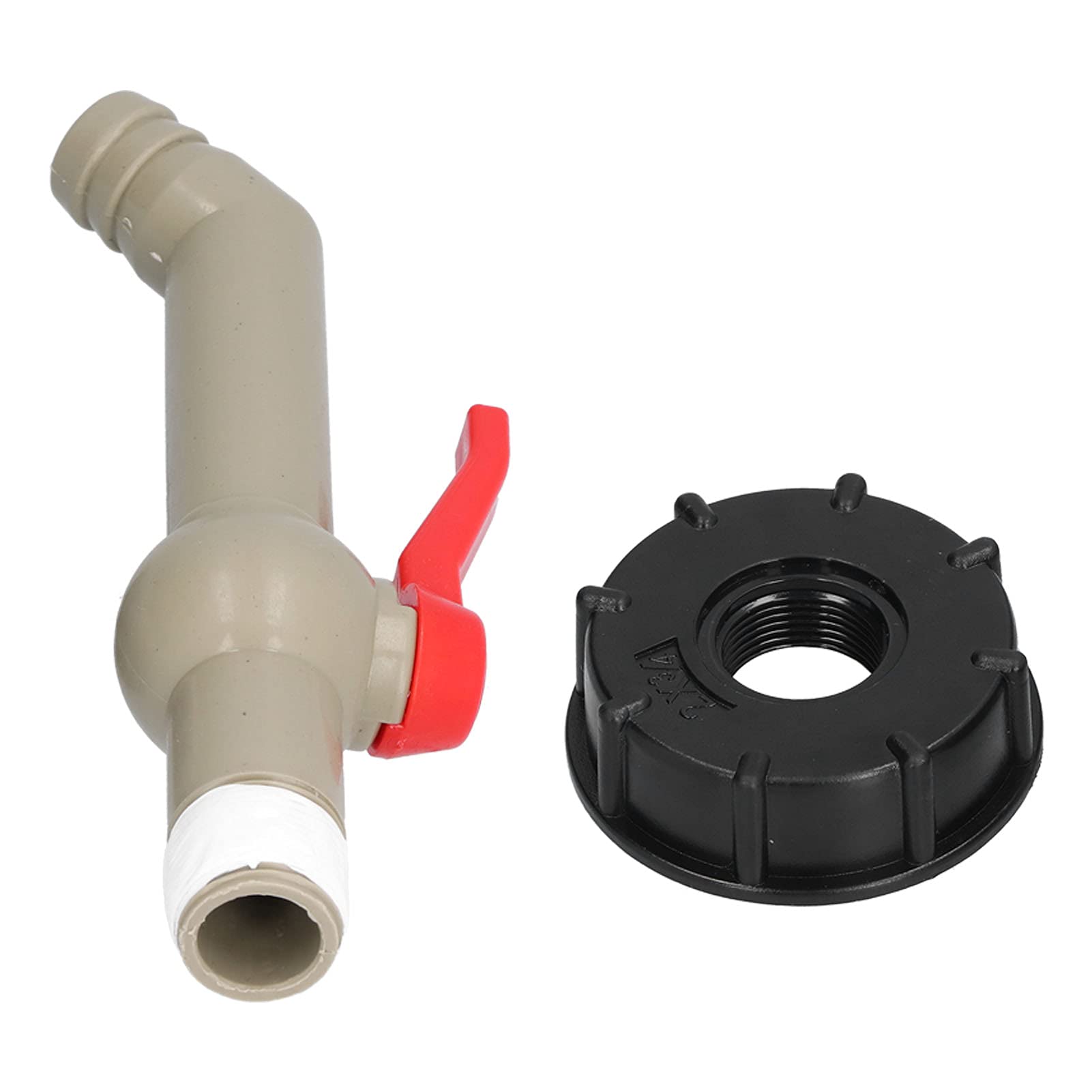 IBC Tank Tap Adapter, Water Hose Connector Garden Accessories 45° 25mm Faucet Plumbing Tools, for Fine Flow Control