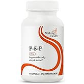 Seeking Health P-5-P (Pyridoxal 5-Phosphate) - Immune Health & Homocysteine Metabolism Support - Support Energy Production with Bioavailable Vitamin B6-25, 100 Capsules