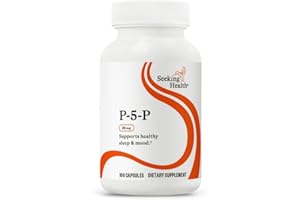 Seeking Health P-5-P (Pyridoxal 5-Phosphate) - Immune Health & Homocysteine Metabolism Support - Support Energy Production with Bioavailable Vitamin B6-25, 100 Capsules