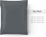 Straame 100 Mixed Size Grey Mailing Bags Self-Seal 4 Sizes 60/100 Pack view 5