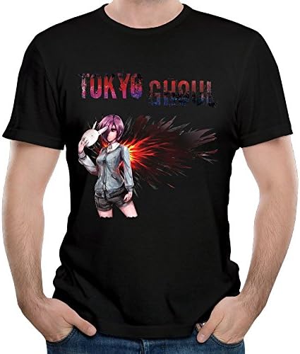 WczSurpo Mens Tshirt-Vintage Tokyo Ghoul Black XXL