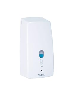 Wenko 18416100 Infrarot Seifenspender Treviso weiß, Fassungsvermögen 0,65 L, Kunststoff, 11 x 22,5 x 10,5 cm, weiß