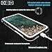AMORNO iPhone X Waterproof Case, Underwater Full Sealed Cover Wireless Charging Support Snowproof Dirtproof Shockproof with Built-in Screen Protector for iPhone X Black