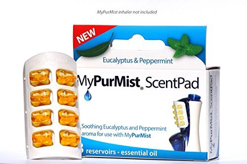 MyPurMist ScentPad Eucalyptus and Peppermint, 8 reservoirs