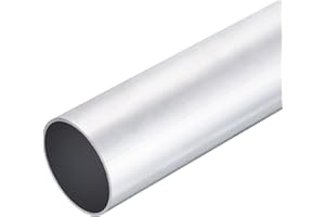 DMiotech (4" OD x 3.8" ID) 6061 Aluminum Round Tube 12"(300mm) Length Industry Metal Tubing for Machinery Frame Construction DIY Projects