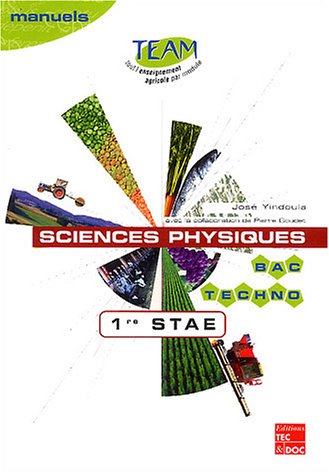 Sciences physiques, premières STAE