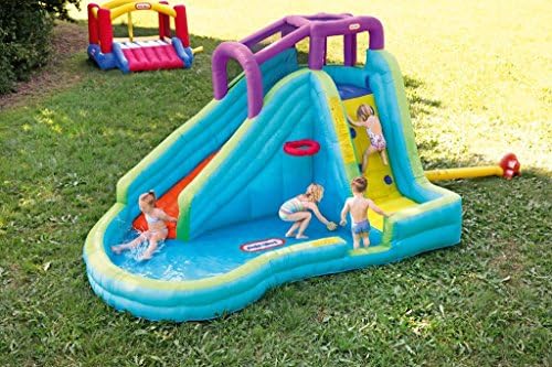 little tikes kiddie pool with slide
