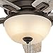 Hunter Donegan Indoor Ceiling Fan with LED Light and Pull Chain Control, 52