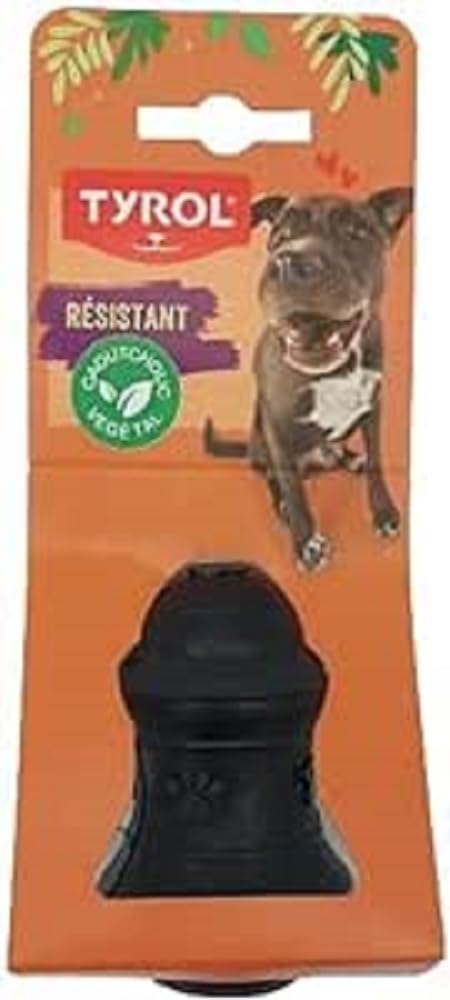 Tyrol - Dog Toy - Cronos Range - Occupation Dog Toy - Pepper - with Dog Treat Tank - Vegetable and Natural - M - 8.5 cm - Durable Toy - Made in Europe