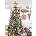 Juegoal 20 Lights Star Tree Topper, Gold Christmas Treetop Decoration - 9