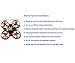 Mini RC Drone,F36 Remote Control Quadcopter with 2.4GHz 4CH 6 Axis Gyro mini Drone for Indoor-Outdoor Fly, Headless Mode helicopter (orange )