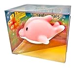 Rittle Cute Pink Dolphin, Light-up Sea Animal Bath Toy